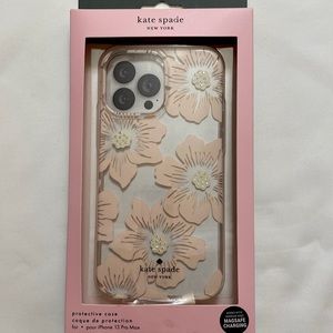Kate spade floral rose pink iPhone 13 Pro Max case